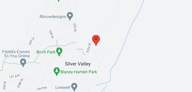 map of 13869 SILVER VALLEY ROAD